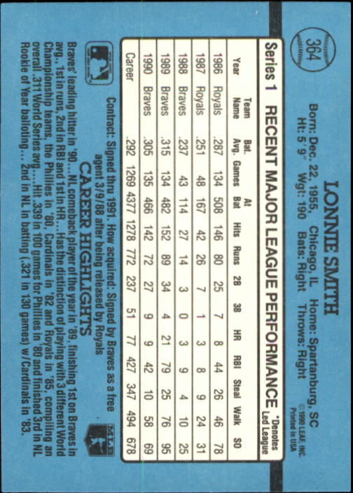 B2608- 1991 Donruss Baseball Karten 249-497 + Rookies -du Pick- 15 + Kostenlose - Bild 233 von 491