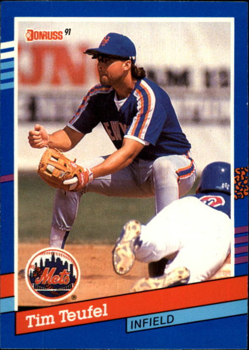  1991 Donruss #136 Mackey Sasser NM-MT New York Mets