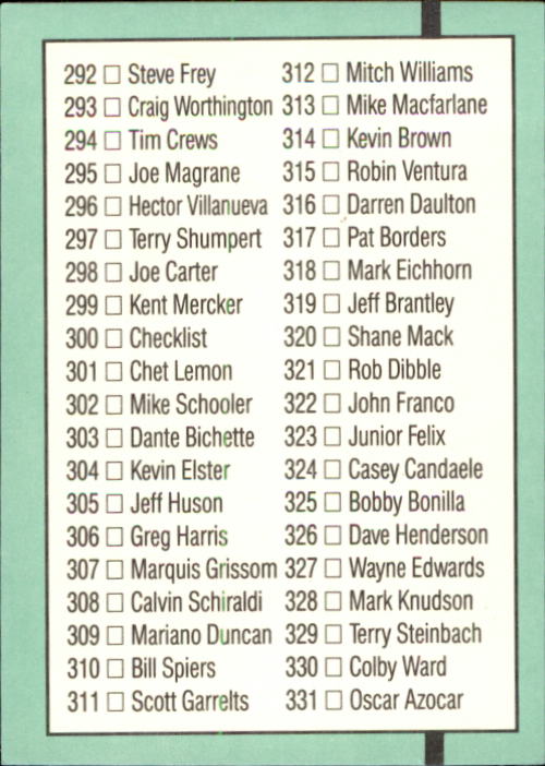 B2608- 1991 Donruss Baseball Karten 249-497 + Rookies -du Pick- 15 + Kostenlose - Bild 277 von 491