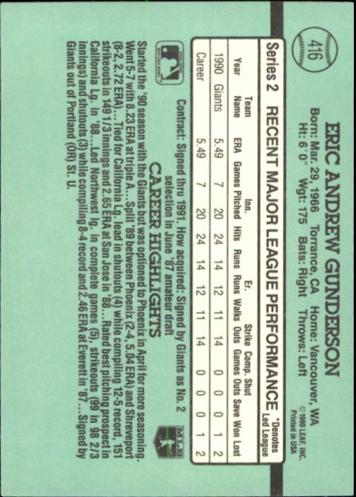 B2608- 1991 Donruss Baseball Karten 249-497 + Rookies -du Pick- 15 + Kostenlose - Bild 335 von 491