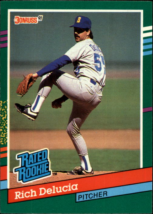 1991 Donruss #426 Rich DeLucia RR UER RC/Misspelled Delucia/on card