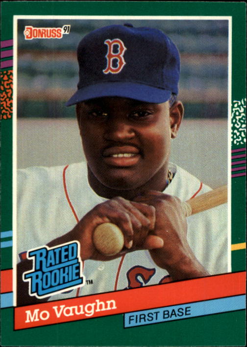 1990 UPPER DECK MO VAUGHN ROOKIE RC #5 Boston Red Sox MLB Baseball Card