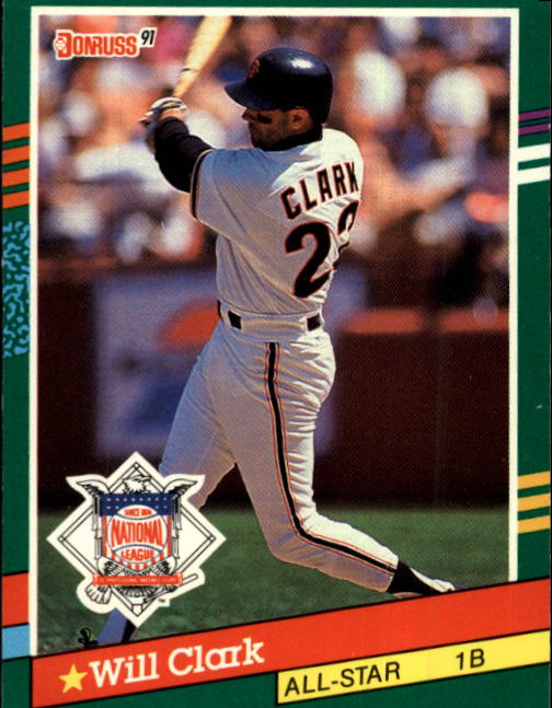1991 Donruss #441 Will Clark AS