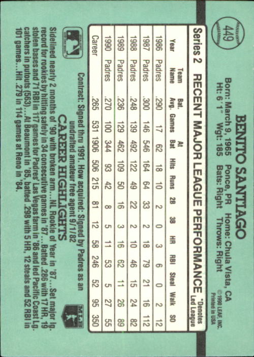B2608- 1991 Donruss Baseball Karten 249-497 + Rookies -du Pick- 15 + Kostenlose - Bild 401 von 491