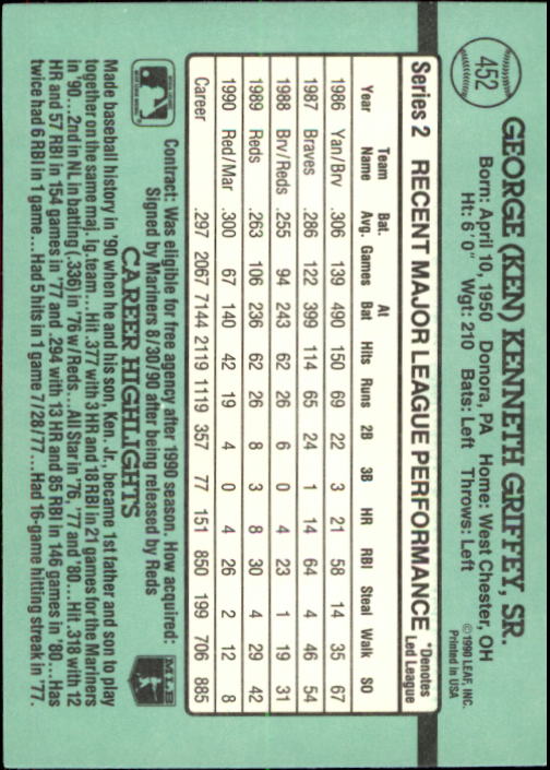 B2608- 1991 Donruss Baseball Karten 249-497 + Rookies -du Pick- 15 + Kostenlose - Bild 407 von 491