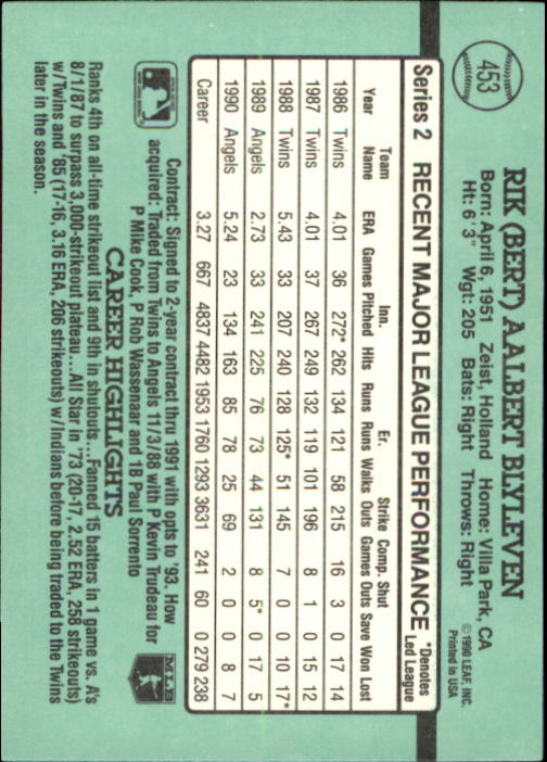 B2608- 1991 Donruss Baseball Karten 249-497 + Rookies -du Pick- 15 + Kostenlose - Bild 409 von 491