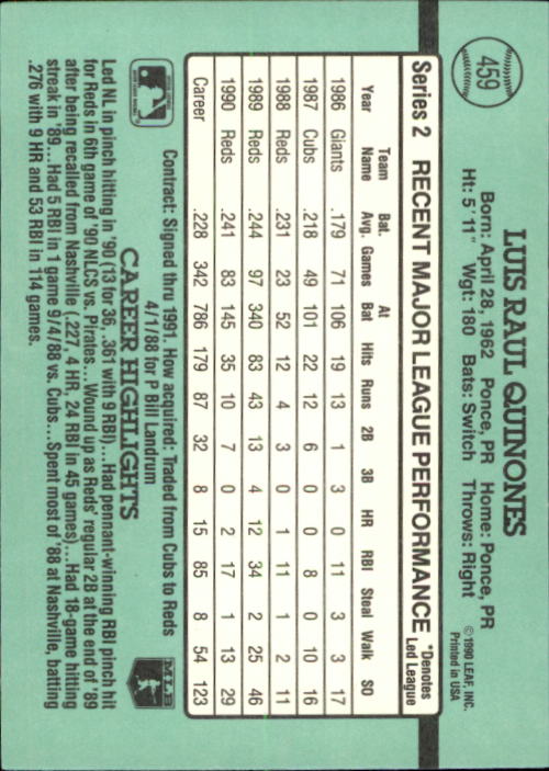 B2608- 1991 Donruss Baseball Karten 249-497 + Rookies -du Pick- 15 + Kostenlose - Bild 421 von 491