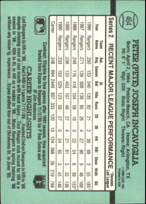 B2608- 1991 Donruss Baseball Karten 249-497 + Rookies -du Pick- 15 + Kostenlose - Bild 431 von 491