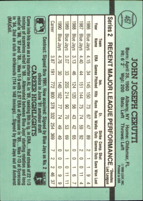 B2608- 1991 Donruss Baseball Karten 249-497 + Rookies -du Pick- 15 + Kostenlose - Bild 437 von 491