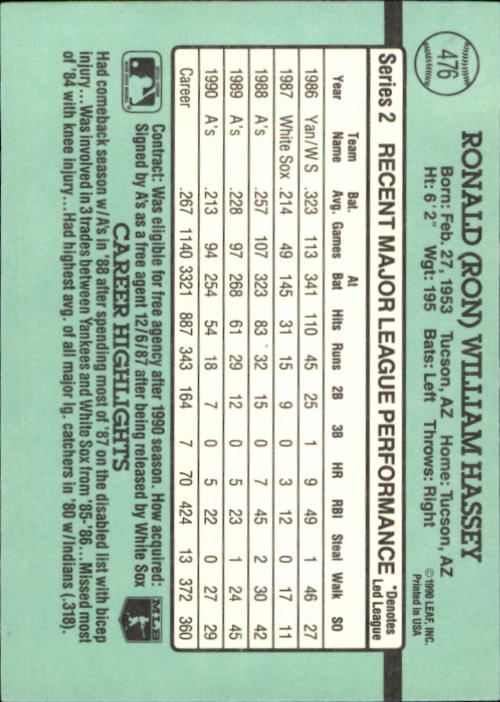 B2608- 1991 Donruss Baseball Karten 249-497 + Rookies -du Pick- 15 + Kostenlose - Bild 455 von 491