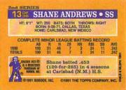 B2960- 1991 Topps Cracker Jack Baseball Karten I II -du Pick- 15 + Gratis US - Bild 13 von 25
