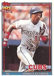 1991 Topps Cracker Jack II #23 Shawon Dunston