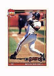 1991 Topps Micro #40 Kevin Mitchell