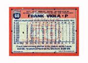 1991 Topps Micro #60 Frank Viola back image