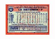 1991 Topps Micro #62 Lee Guetterman back image