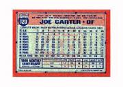 1991 Topps Micro #120 Joe Carter back image