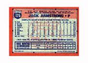 1991 Topps Micro #175 Jack Armstrong back image