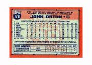 1991 Topps Micro #176 John Orton back image