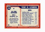 1991 Topps Micro #392 Ken Griffey Jr. AS back image