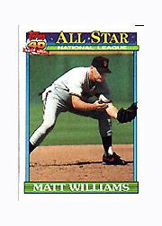 1991 Topps Micro #399 Matt Williams AS