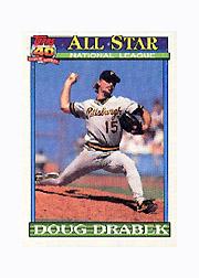 1991 topps 405 doug drabek Values - MAVIN