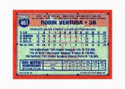 1991 Topps Micro #461 Robin Ventura back image