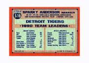 1991 Topps Micro #519 Sparky Anderson MG back image