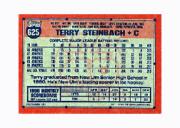 1991 Topps Micro #625 Terry Steinbach back image