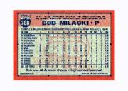 1991 Topps Micro #788 Bob Milacki back image