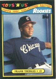 1991 Toys'R'Us Rookies #27 Frank Thomas