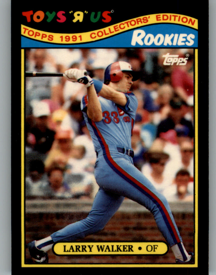 1991 Toys'R'Us Rookies #31 Larry Walker
