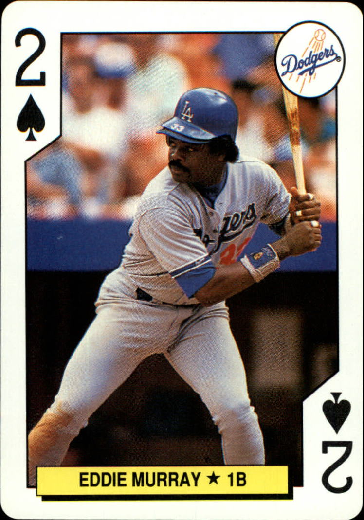 1991 U.S. Playing Cards AllStars Baseball Card 2S Eddie Murray eBay