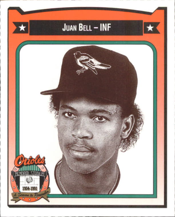 1991 Orioles Crown #29 Juan Bell