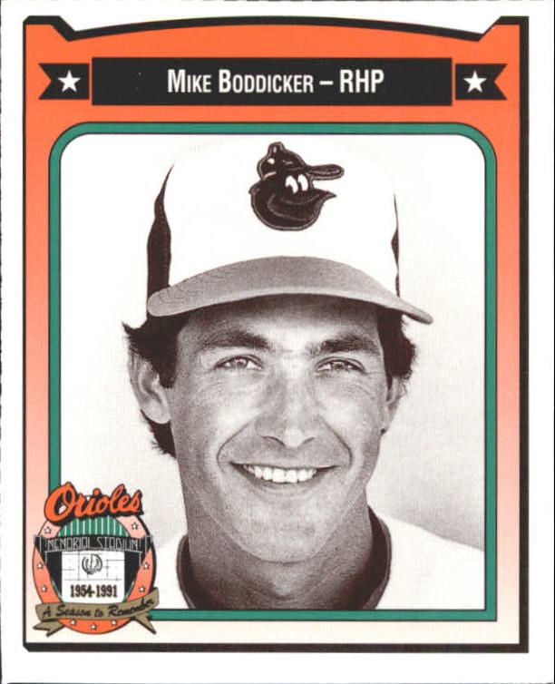 1991 Orioles Crown #39 Mike Boddicker