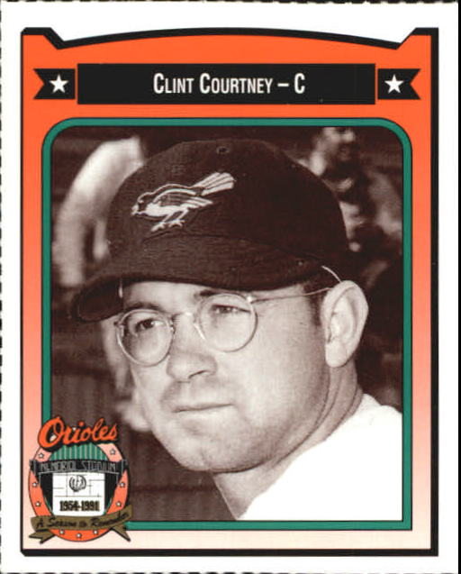 1991 Orioles Crown #86 Clint Courtney