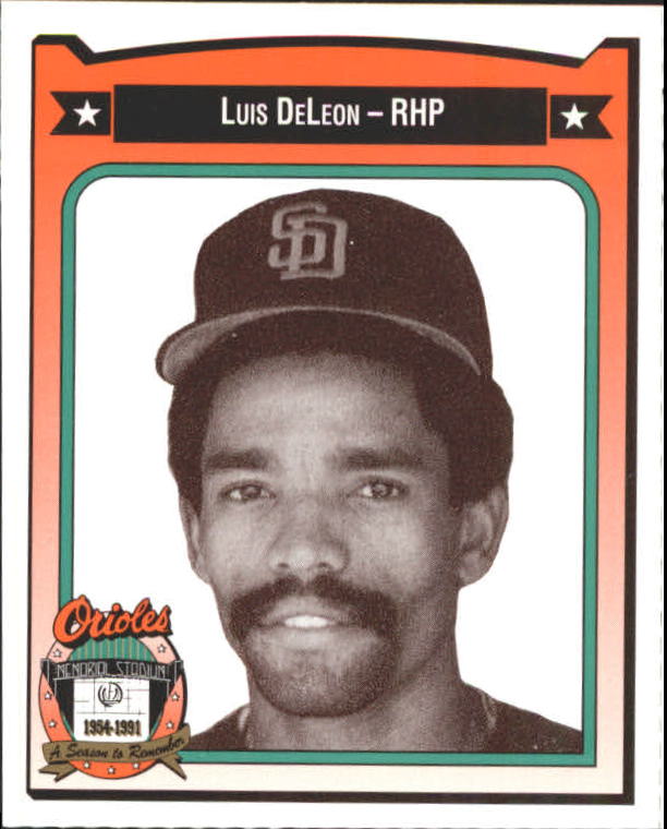 1991 Orioles Crown #100 Luis DeLeon