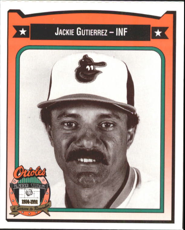 1991 Orioles Crown #170 Jackie Gutierrez