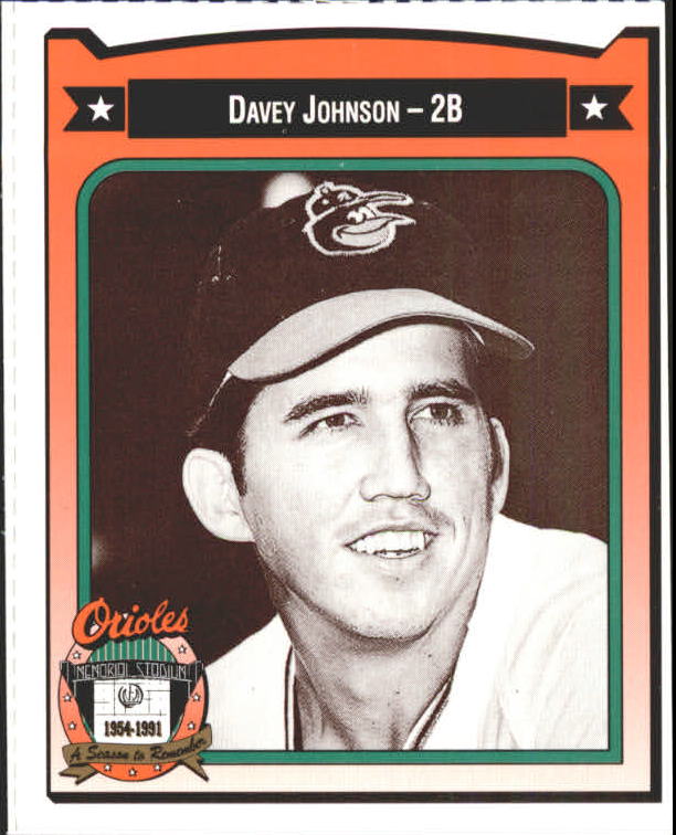 1991 Orioles Crown #225 Davey Johnson