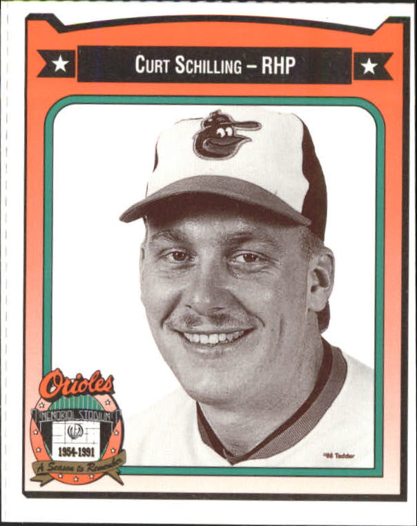 1991 Orioles Crown #405 Curt Schilling