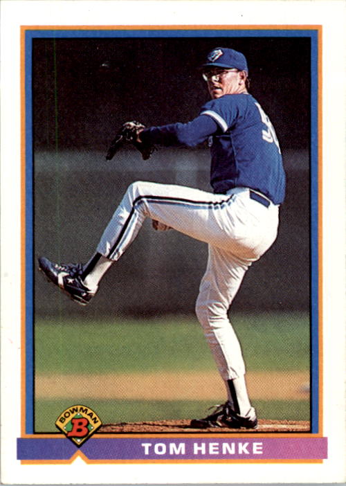 1991 Bowman #16 Tom Henke