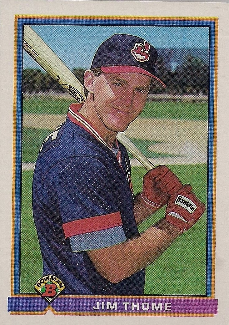 JIM THOME CARD - 1993 FLEER ULTRA ROOKIE CARD #222 ( CLEVELAND