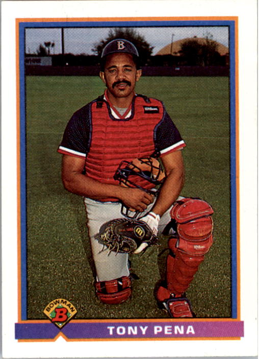 1991 Bowman #124 Tony Pena