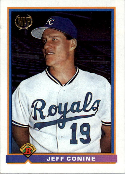 1991 Bowman #184 Jeff Conine RC - From Factory Sealed Set - MINT
