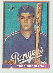 1991 Bowman #697 Todd Guggiana RC