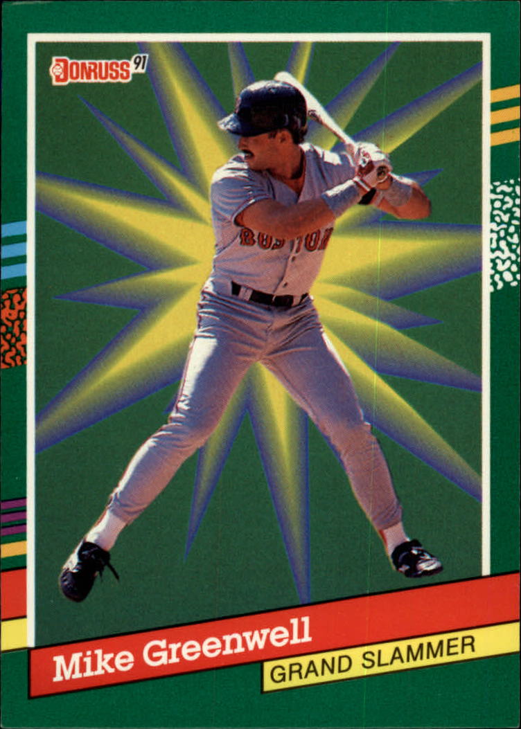 1991 Donruss Grand Slammers #14 Mike Greenwell - From Factory Sealed Set -  NM-MT - Card Gallery