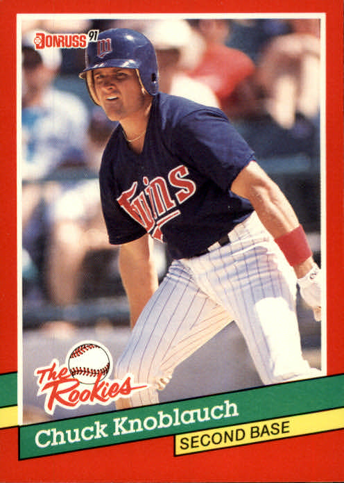1991 Donruss Rookies #39 Chuck Knoblauch - NM-MT