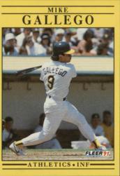 1991 Fleer #7 Mike Gallego
