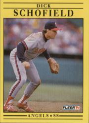 1991 Fleer #325 Dick Schofield