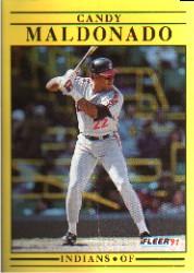 1991 Fleer #373 Candy Maldonado