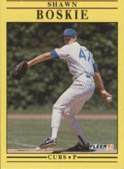 1991 Fleer #416 Shawn Boskie